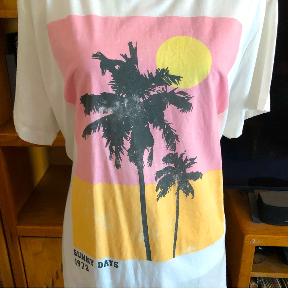 NWT Grayson Threads Palm Tree Tee